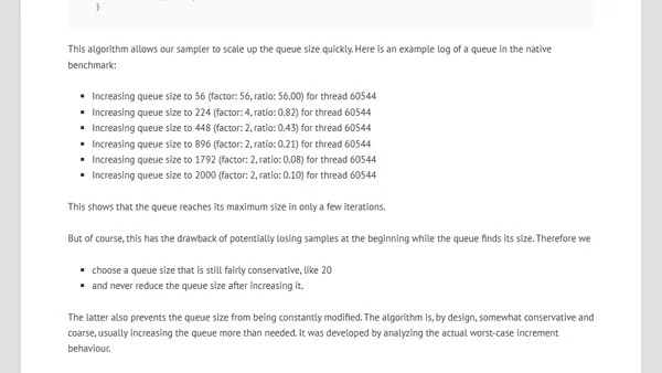 Java 25’s new CPU-Time Profiler: Queue Sizing (3)