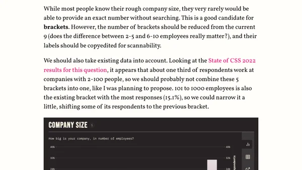 Numbers or Brackets for numeric questions?