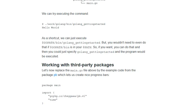 Setup Go 1.8 and gb on Fedora (and other Linux distributions)