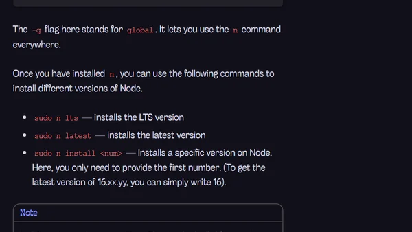 Best way to install Node and keep it up to date