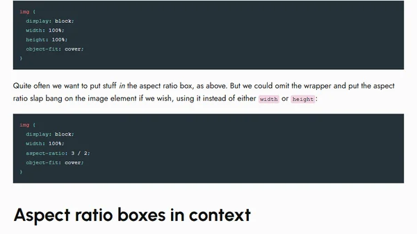 Aspect Ratio is Great