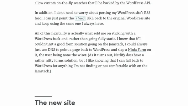 A New Headless Site with Gridsome