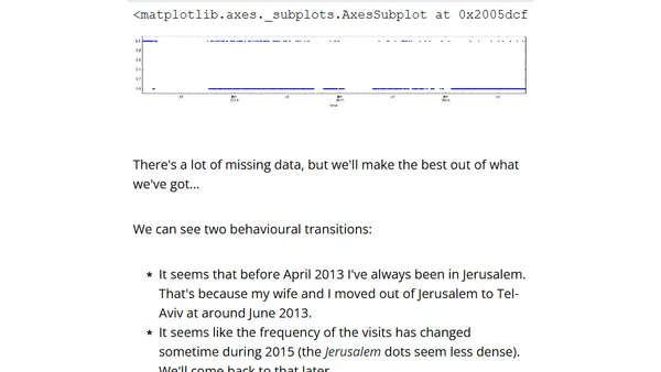 Location History Analysis