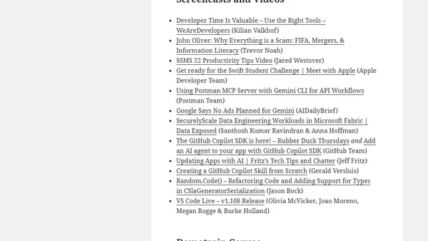 Dew Drop – January 23, 2026 (#4589)