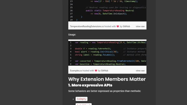 C# 14: Introducing Extension Members