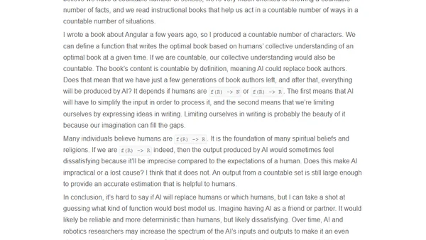 Are LLMs going to replace us?