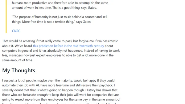 Why is there so much bragging about AI taking jobs?