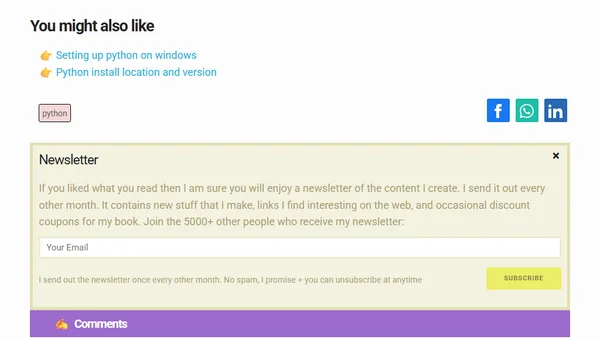 Coding styles for python