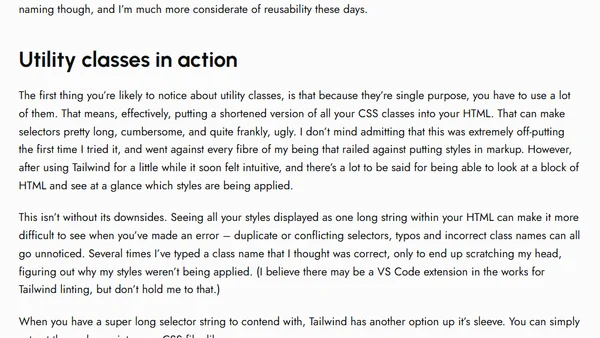 A Year of Utility Classes