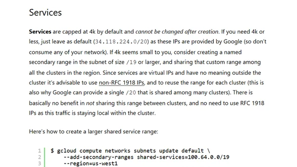 GKE Network Planning (2023)