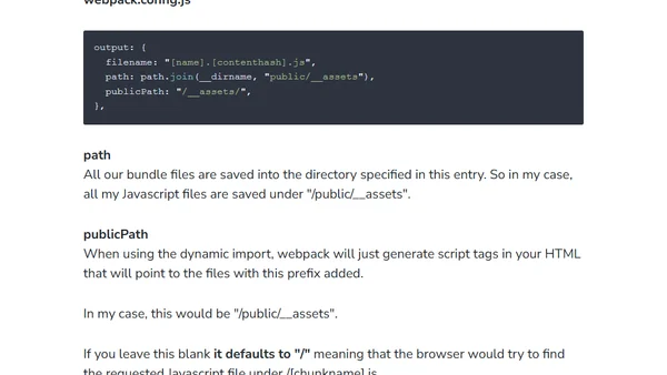 How to Fix Webpack Dynamic Import with Wrong Path