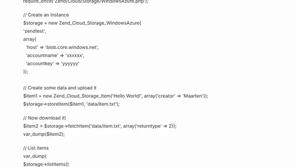 Simple API for Cloud Application Services