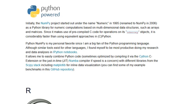 Numeric matrix manipulation