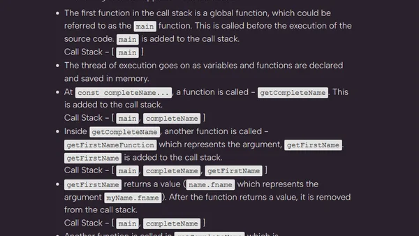Call Stack in Javascript