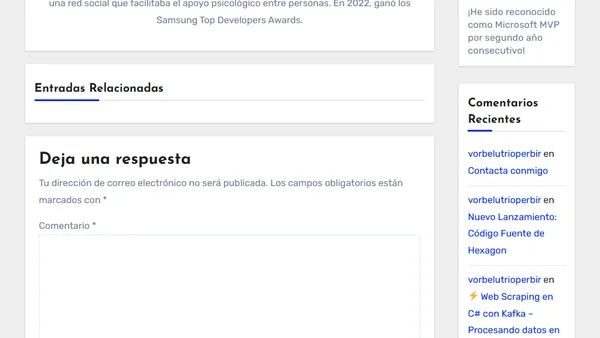 He sido nominado a los Unity Awards 2025