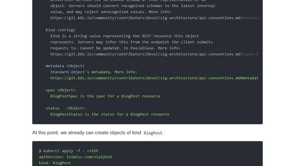 Exploring Kubernetes Operator Pattern