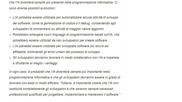 Il futuro della programmazione