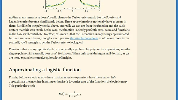 Generalised Fourier Series, Part 3: Comparing Series Expansions