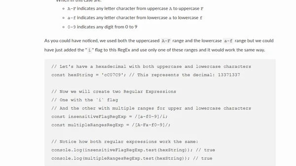 Everything You Need to Know About Regular Expressions In JavaScript - Part One: Basic Concepts