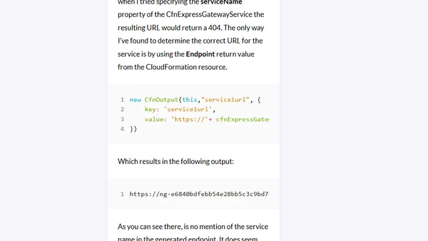 Amazon ECS Express Mode from an IaC perspective