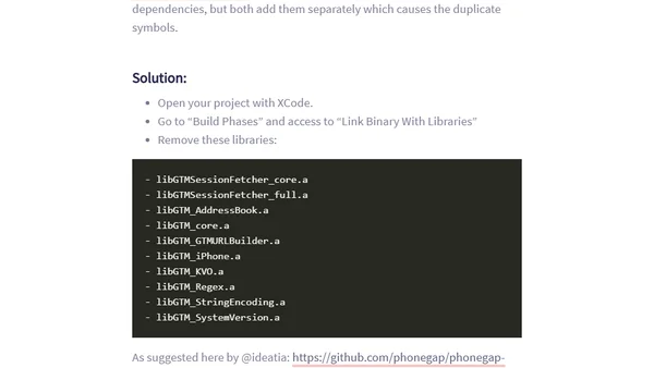 iOS & Android Native Build Errors with Cordova Plugins