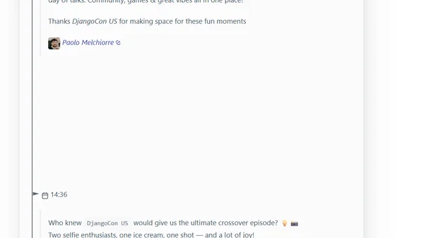 My DjangoCon US 2025