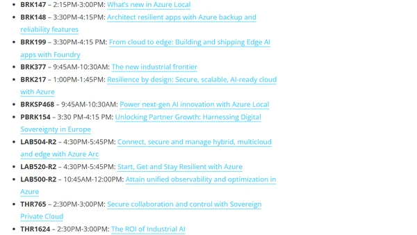 Driving Impact in the Era of AI: Sovereign Cloud & Adaptive Cloud at Microsoft Ignite 2025