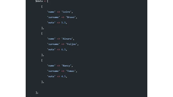Cómo crear una tabla en PHP