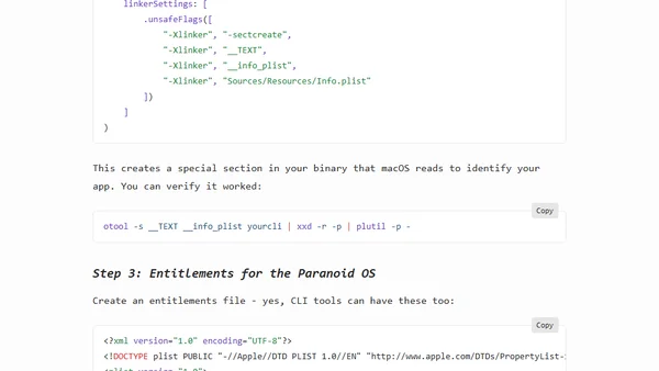 Making AppleScript Work in macOS CLI Tools: The Undocumented Parts