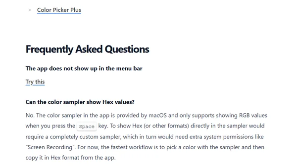 New App: System Color Picker