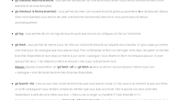Git : Les commandes de base