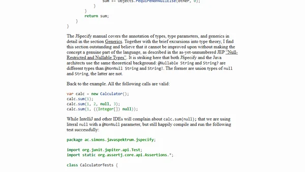 JSpecify and NullAway: A fresh take on nullsafety in the Java world