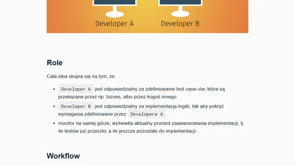Najlepszy styl pracy z kodem: TDD + Pair programming
