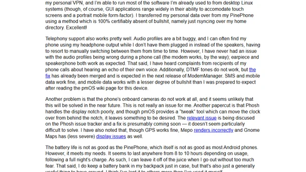 A review of postmarketOS on the Xiaomi Poco F1