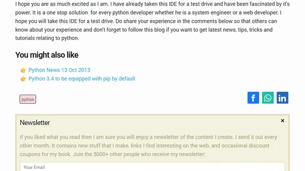 PyCharm 3.0 Community Edition