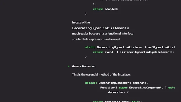 The Decorator Pattern With Default Methods