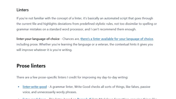 How I Atom (for prose)