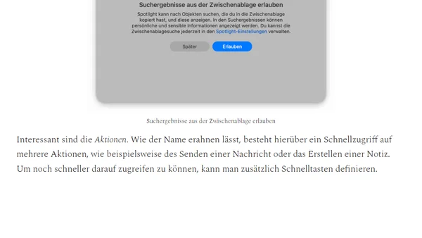 macOS — Spotlight-Suche