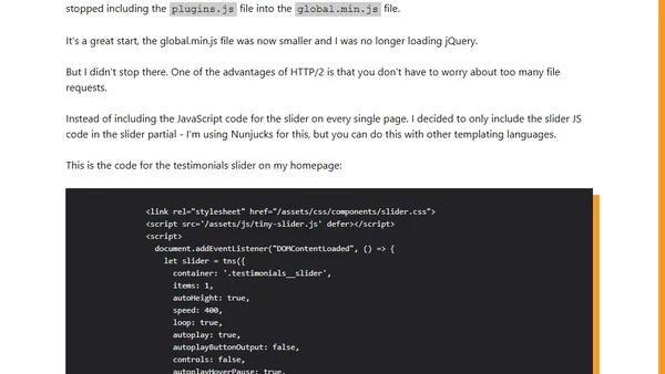 Exploring the benefits of HTTP2