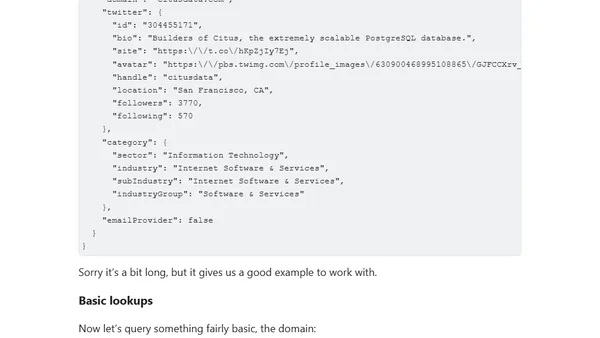 Getting started with JSONB in Postgres