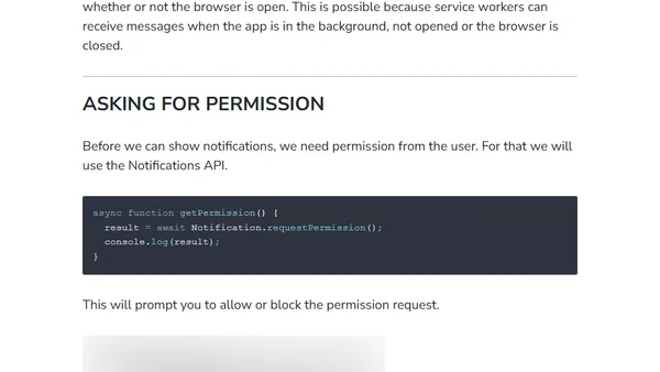 Web Push Notification Part 1