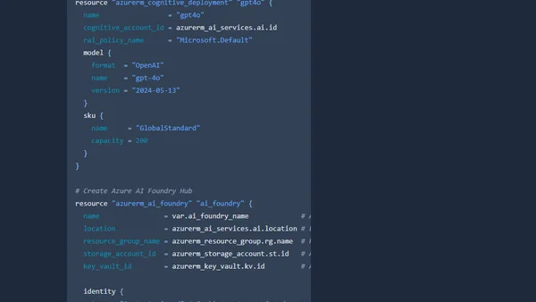 Deploy Azure Foundry and Bing grounding with Terraform