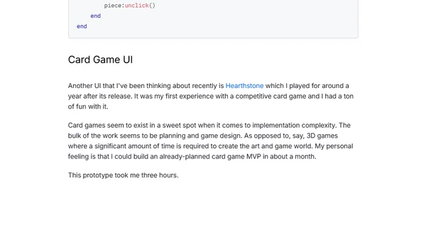 Building Game Prototypes with LÖVE