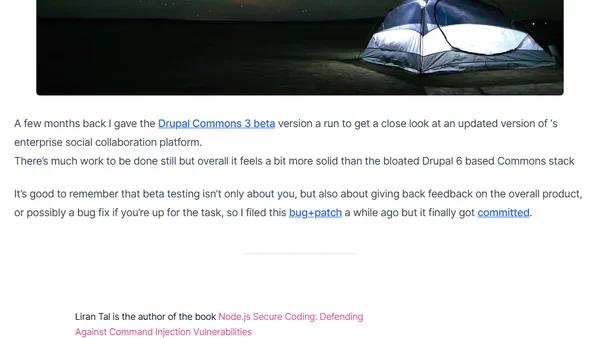 Drupal's 7 Radioactivity patch gets commited