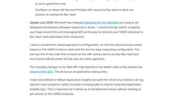 Moving from Azure VMs to Azure VM Scale Sets – Runtime Instance Configuration
