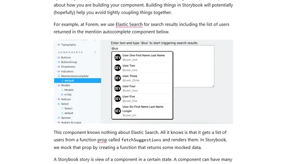 Storybook Talk / Live Coding