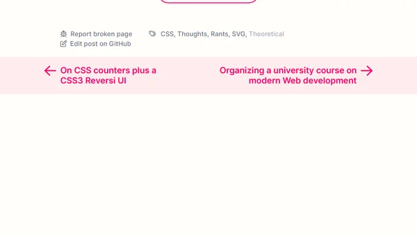 "Wow, Mona Lisa with pure CSS!"