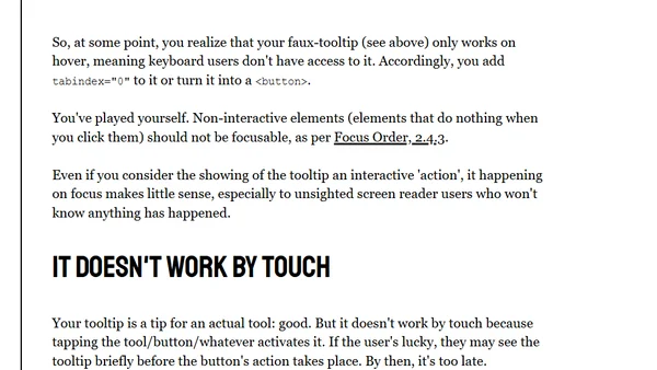 Your Tooltips Are Bogus