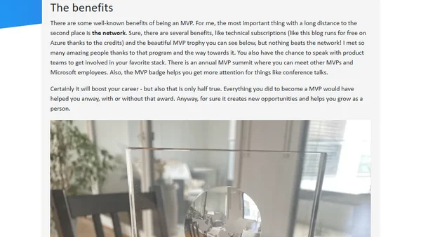 Becoming a Microsoft MVP