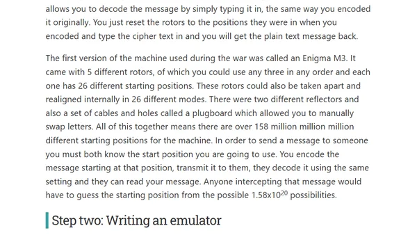 Cracking Enigma with Go